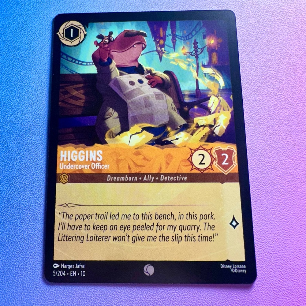 higgins - 5/204 (common) — lorcana: whispers in the well